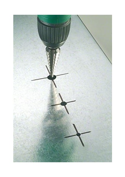 Professional Accessories Hss Kademeli Matkap Ucu (Ince Malzemeler Için, Örneğin Çelik Sac, Çap 6-30 Mm, 13 Kademeli) modelleri