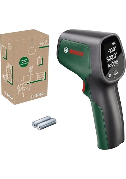 Home & Garden Universaltemp Sıcaklık Ölçer (-30°c ile +500°C Arası Ölçüm Aralığı, Hassas Sonuçlar Için 3 Farklı Ölçüm Modu, Geri Dönüştürülmüş Karton Kutu)