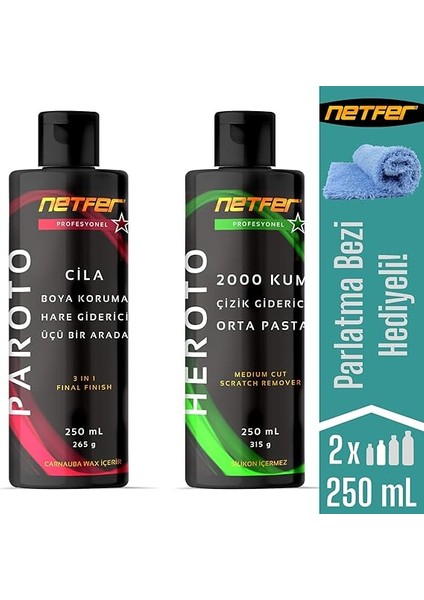 2'li Orta Pasta Cila Set - 2X250 ml fiyatları