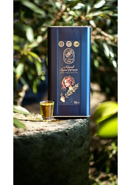 5 Litre / 0. 1 Asidite- Yüksek Polifenol ( 427++) Soğuk Sıkım Naturel Sızma Zeytinyağı