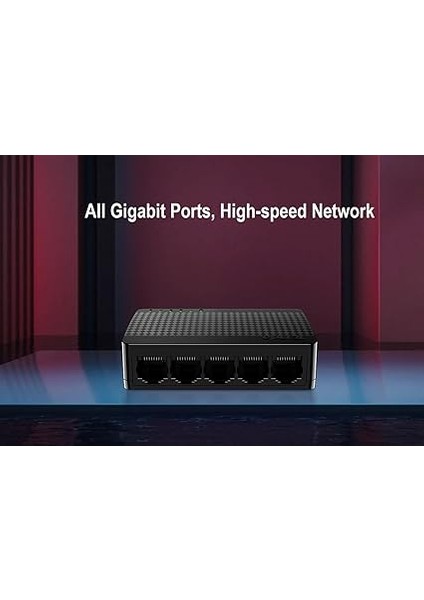 SG105M 5 Bağlantı Noktalı Gigabit Masaüstü Anahtarı (Siyah) indirimleri