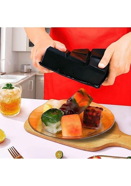 Home Kare Buz Kalıbı | Çok Amaçlı Buz Küpü Kalıbı | | Kare Buz Küpü Kasesi 6 Bölmeli | Kolay Serbest Bırakma Kahve Ev Yapımı Dondurucu Için Buz Kalıpları (1 Adet) indirimleri
