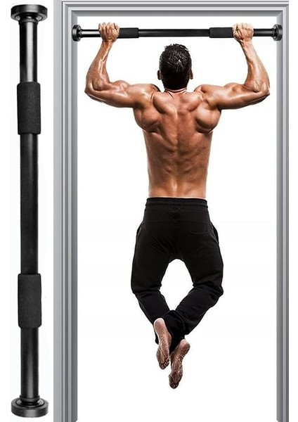 Chermik Barfiks Çubuğu 60-100 cm Ayarlanabilir Barfiks Çekme Demiri Barfiks Aleti