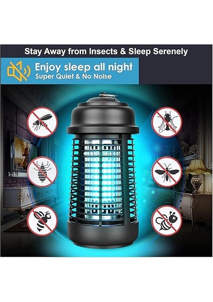 Sinek Öldürücü, Ultra Güçlü Sinek, Haşere ve Böcek Öldürücü, Sessiz Kullanım, 360 Derece Etki Alanı, Uv 20W Yüksek Voltajlı Sinek Öldürücü Lamba, Elektrikli Asılabilir Sivrisinek Kovucu fiyatları