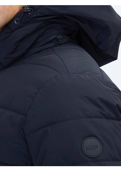 Lacivert Regular Fit Kapüşonlu Casual Dokuma Mont indirimleri