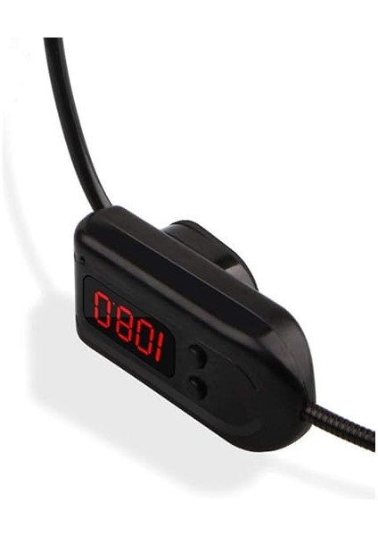 Kablosuz Fm Kondenser Mikrofon Kulaklıklı Megafon Radyo Mikrofonu Satıcı Öğretmen Host Konuşmacısı Için (Siyah) fırsatları