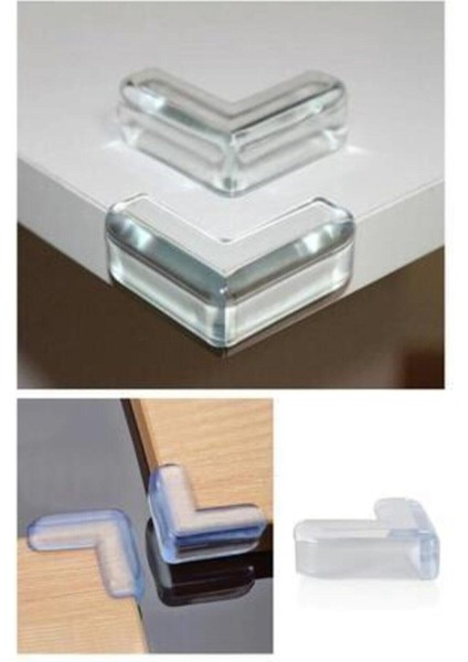 8 Li Masa Sehpa Köşe Koruyucu Silikon- Çocuk Koruma Aparatı (4915) fiyatları