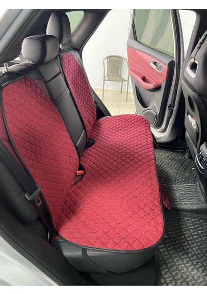 Mg F1 Koltuk Uyumlu Ototurco Ergonomik,terletmez Keten Koltuk Kılıfı-Minderi(7 Parça)Kırmızı indirimleri