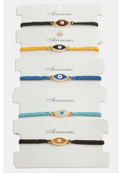 Nazar Makrome Örgülü Bileklik