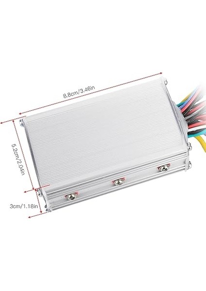 LCD Enstrüman Denetleyici Denetleyici Ölçer Metre Kontrolü 24V/36V Elektrikli Bisikletler Için Sessiz Fırçasız Motorlu Scooterlar Kolay Kurulum ((36V/48V 250W/350W)) modelleri