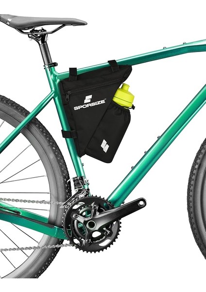 Bisiklet Kadro Arası Matara Hazneli Su Geçirmez Çanta