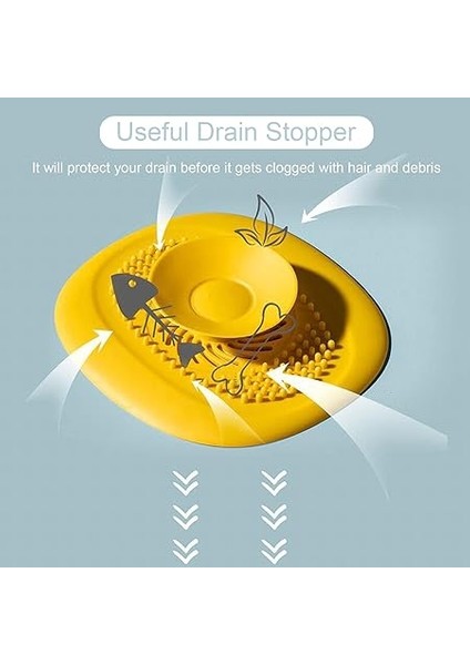 Drenaj Kapağı Drenaj Durdurucu Banyo Fişi Tahliye Tapası Tapa Deliği Saç Tutucu Lavabo Drenaj Süzgeç Mutfak Banyo Için Drenaj Koruyucu fırsatları