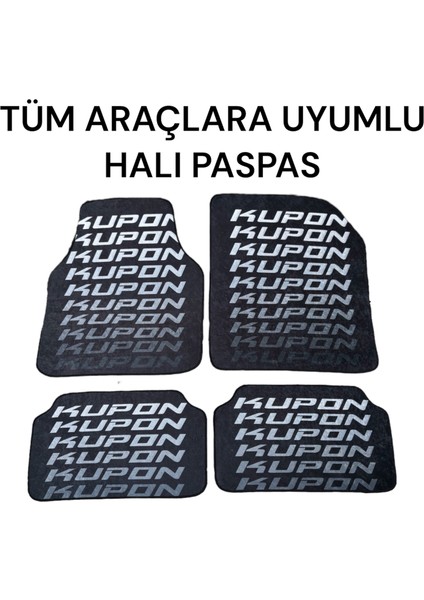 Lüx Oto Halı Paspas Desenli Yıkanabilir Universal (Her Araca Uyumlu)(Kupon)