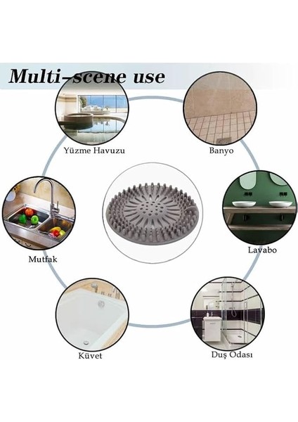 Life Yuvarlak Silikon Süzgeçli Lavabo Tıpası MIT1068 fiyatları