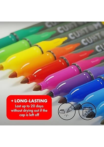 512511 Permanent Marker, Ince Uclu, Askili Paket 12'li modelleri