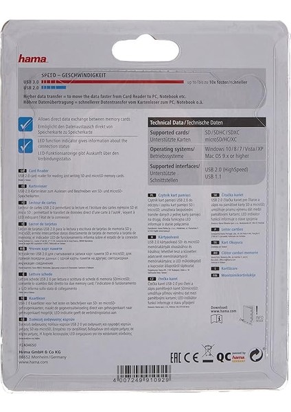 Çoklu Kart Okuyucu "8'i 1 Arada" (Microsd/sdhc, Sd/sdhc, Mmc, USB 2.0), Şeffaf fiyatları