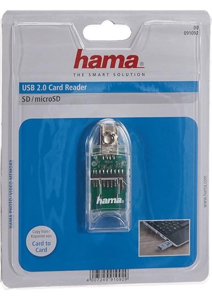 Çoklu Kart Okuyucu "8'i 1 Arada" (Microsd/sdhc, Sd/sdhc, Mmc, USB 2.0), Şeffaf modelleri