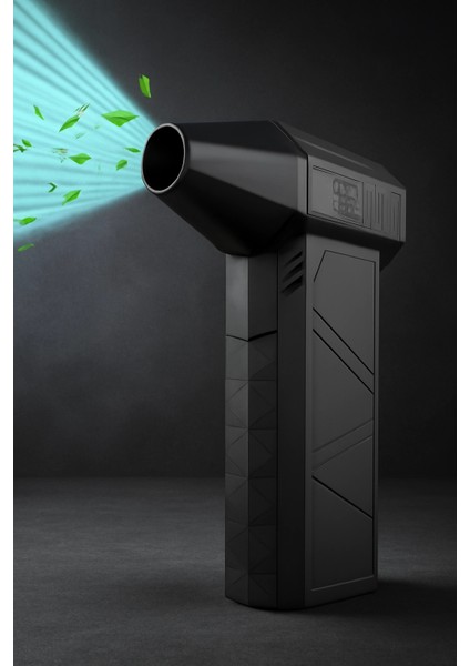 Şarjlı Mini Turbo Jet Şiddetli Fan Vantilatör Yüksek Hızlı Fanı Güçlü Hava Üfleyici Araç Süpürgesi