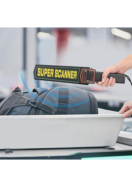 Süper Scanner MD-3003B1 El Tipi Üst Arama Dedektörü 9V Pil Dahil indirimleri