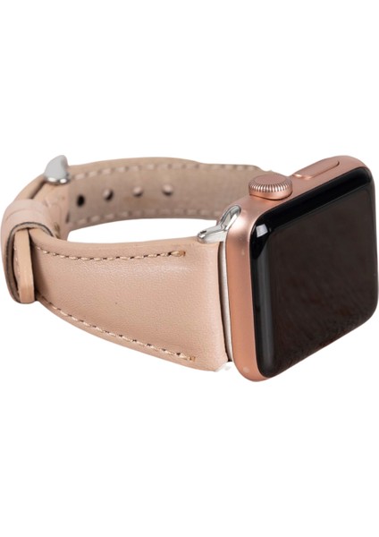 Apple Watch Uyumlu Deri Kordon 42-44-45MM Slim Nu1