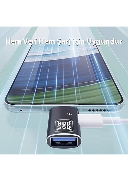 Mobile 2in1 Type C To Type C ve USB Çevirici Otg Adaptör, Şarj ve Data Aktarım Otg Çeviricisi modelleri