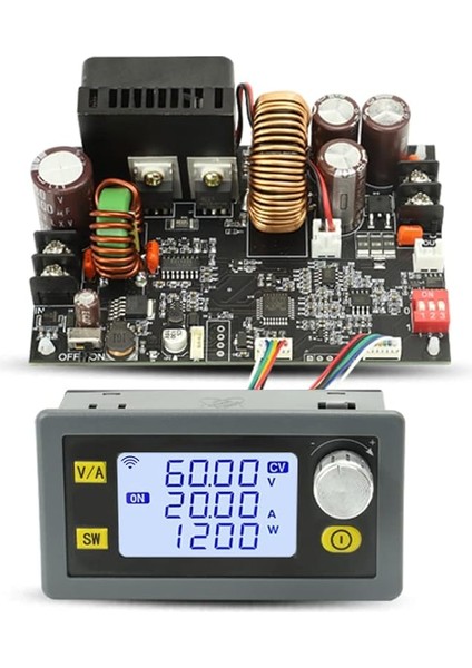 Ekranlı Cnc Ayarlanabilir Doğrusal Akım Stabilize Gerilimli Güç Kaynağı Sabit Gerilim Sabit Akım Adım Aşağı Modülü Wıfı Fonksiyonu ile Uzaktan Kumanda 10 Grup Depolama Koruma Mekanizması