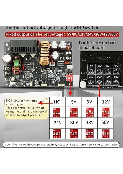 Ekranlı Cnc Ayarlanabilir Doğrusal Akım Stabilize Gerilimli Güç Kaynağı Sabit Gerilim Sabit Akım Adım Aşağı Modülü Wıfı Fonksiyonu ile Uzaktan Kumanda 10 Grup Depolama Koruma Mekanizması fiyatları