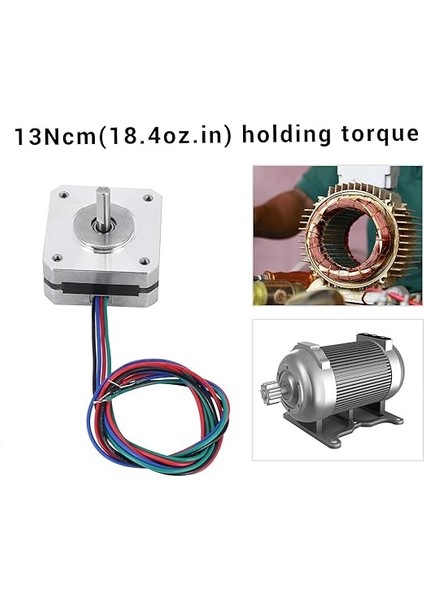 17HS08-1004S 4-Lead Nema 17 Step Motor 20MM 1A 13NCM(18 Oz) 42 Motor NEMA17 Step Dıy 3D Yazıcı Cnc Için fırsatları