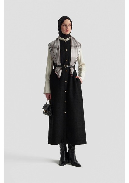 Elbise 25KT904 Siyah