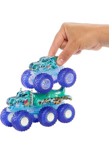 HYJ29 Hot Wheels Monster Trucks Power Smashers Çoklu Paket fırsatları