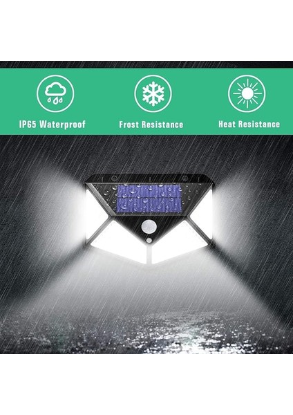 2 Adet Solar Bahçe Aydınlatması – 100 LED Süper Parlak | Güneş Enerjili, 3 Modlu, IP65 Su Geçirmez, Hareket Sensörlü, 270° Geniş Açı, 2200 Mah Batarya fırsatları