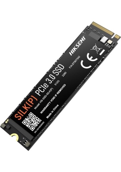 SSD Silk(P) M.2 Nvme 512 Gb, Maksimum Sıralı Okuma Hızı: 2500 Mb/sn,maksimum Sıralı Yazma Hızı: 1025 Mb/sn,maksimum Rastgele 4K Okuma (Iops): 55K,MAKSIMUM Rastgele 4K Yazma (Iops): 225K