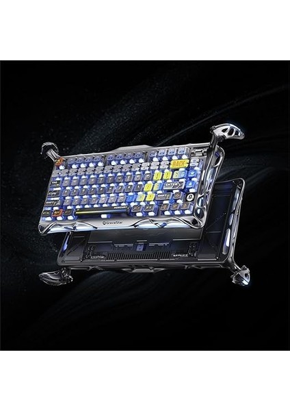 Mercury Oyuncu K1 Pro Klavye+Mercury x Mouse, 2.4ghz Wireless, Bluetooth, Kablolu, Rgb Aydınlatmalı, Mekanik, Ingilizce Q, Gaming Klavye ve Optik Mouse Seti (Uzay Gri) modelleri