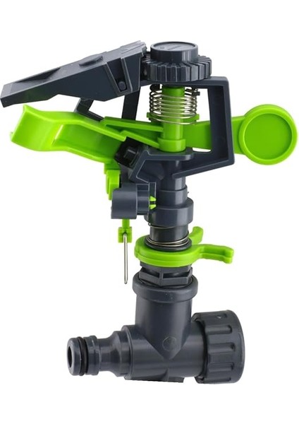 Plastik Kazıklı Toprağa Gömmeli Hareketli Vurmalı Tabanca Su Fıskiyesi Bahçe Çim Sulama Aparatı modelleri