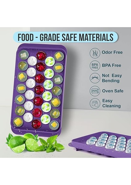 Home Büyük Küre Buz Kalıbı 33 Adet Buz - Yuvarlak Buz Kalıbı, Shot Bardağı Buz Kalıbı, Bardak Buz Kalıbı, Buz Kabı, Buzluk Kabı (1, Pembe, 33 Pcs) fiyatları