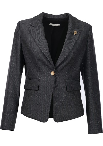 Minimalist Uzun Kol Crop Blazer Ceket - Şık ve Modern fiyatları