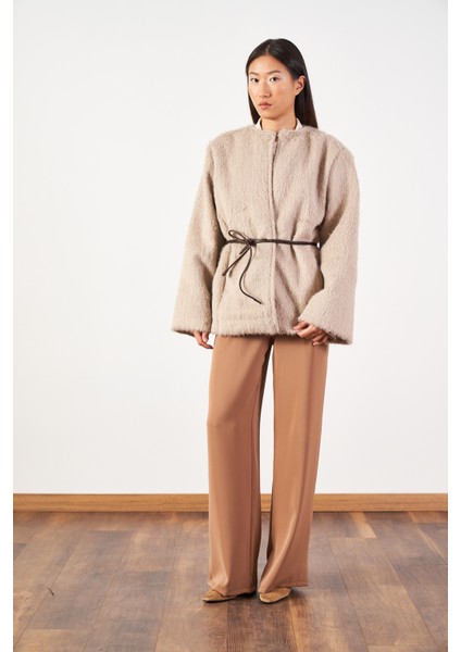 Soft Kürk Ceket Vizon