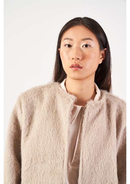 Soft Kürk Ceket Vizon