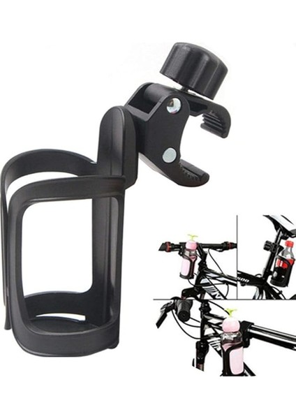 Scooter Bebek Arabası Bisiklet Suluk Termos Şişe Tutacağı Su Matara Kafesi Gidon Kadro Uyumlu