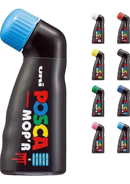 Uni Poster Markörü Pcm-22 Mop'r 3.0-19.0 Açık Mavi