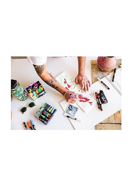 Uni Poster Markörü Pcm-22 Mop'r 3.0-19.0 Açık Mavi fırsatları