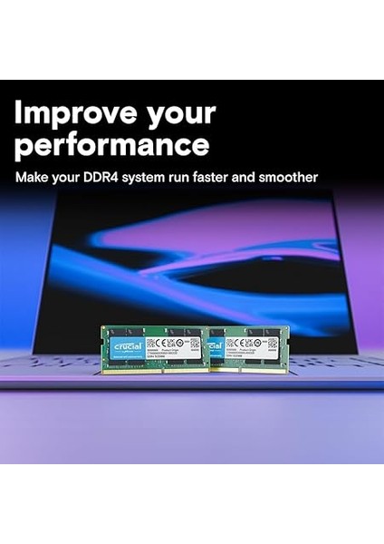 Ntb CT8G4SFRA32A 8gb Ddr4 3200MHZ Sodımm CL22 Ram Bellek modelleri