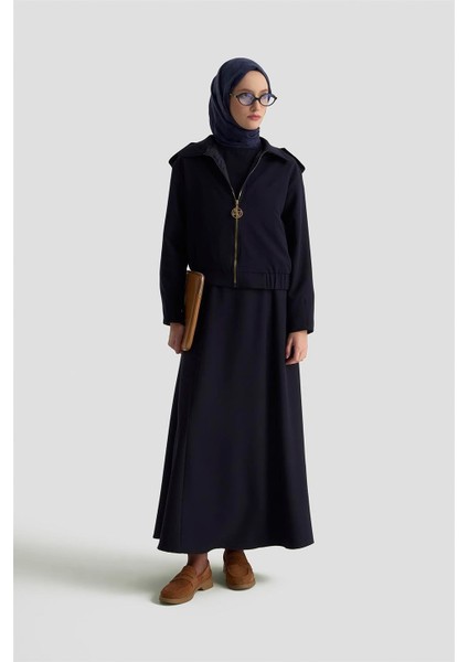 Elbise 25KT906 Lacivert