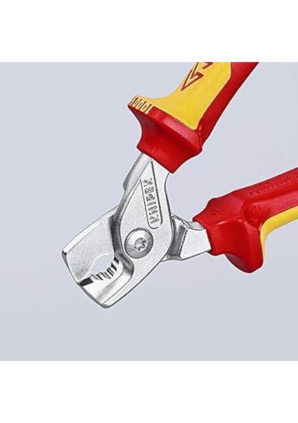 Stepcut Kablo Makası, Krom Kaplama, Çok Bileşenli Manşonlarla Izole Edilmiş, Vde Onaylı 160 mm 95 16 160 modelleri