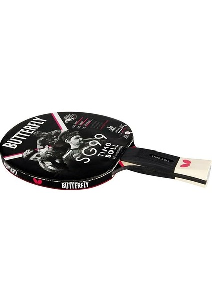 Timo Boll SG99 Masa Tenisi Raketi | Masa Tenisi Raketi Bat Profesyonel ve Yarışma | Taktik Olarak Rutin Oyuncular | Ittf Sertifikalı Wakaba Kaplama | Anatomik Sap Şekli Akıllı Kavrama