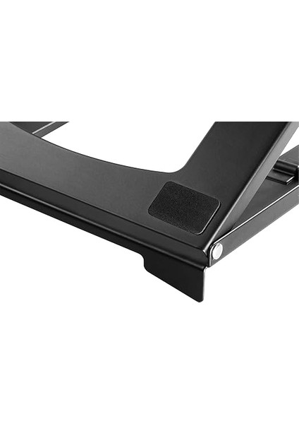 Dizüstü Bilgisayar Standı - 5 Pozisyonda Ayarlanabilir - 10 Inç Ila 15 Inç Dizüstü Bilgisayarlar Için - Sağlam Çelik - Siyah fırsatları