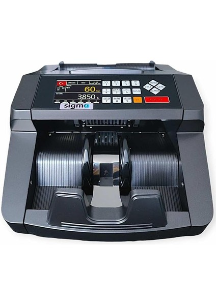 SC7520 Blackmix Sahte Kontrollü 2025 Model Tl Karışık Sayım Para Sayma Makinesi - Müşteri Ekranı Hediyeli