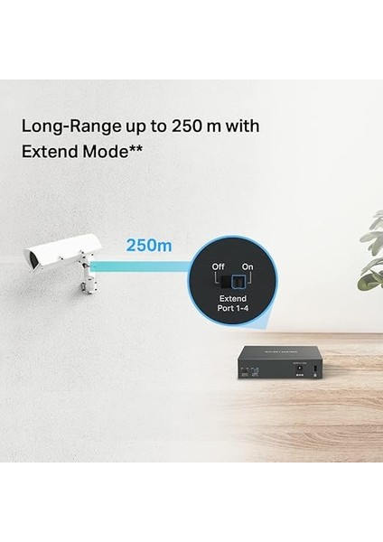 MS105GP, 5-Port Gigabit Desktop Switch With 4-Port Poe+ fırsatları