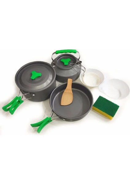 3'lü Kamp Tencere Seti (OUT-1150)