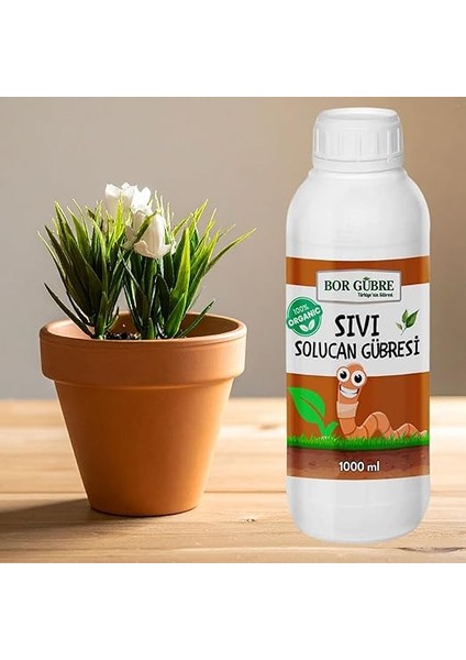 Sıvı Solucan GÜBRESI-1000ML-BITIYI Geliştirir- Korur-Ürün Sayısını ve Kalitesini Artırır modelleri